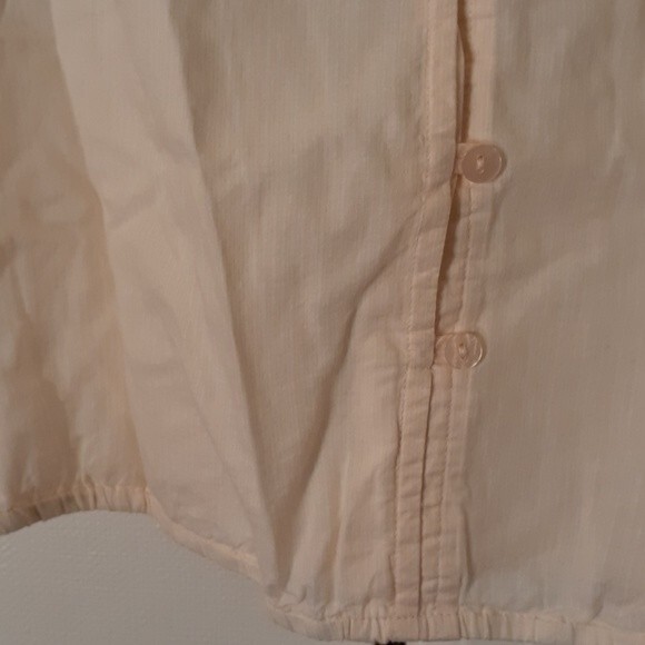 Lord & Taylor Madras plaid shorts xs 2 & loft top shirt blouse s p sp soft girl - Picture 4 of 10